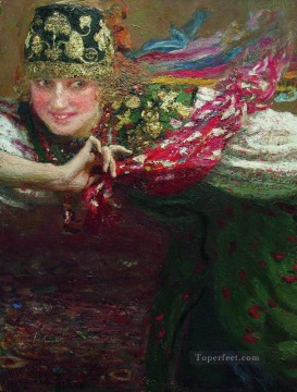  bailando Pintura - Mujer bailando Ilya Repin
